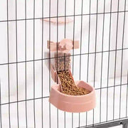 automatic hanging feeder & waterer assembly