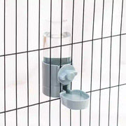 automatic hanging feeder & waterer assembly
