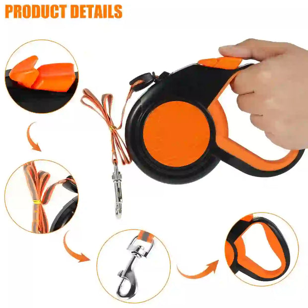 durable adjustable rope for small large dogs leash