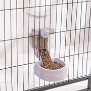 automatic hanging feeder & waterer assembly