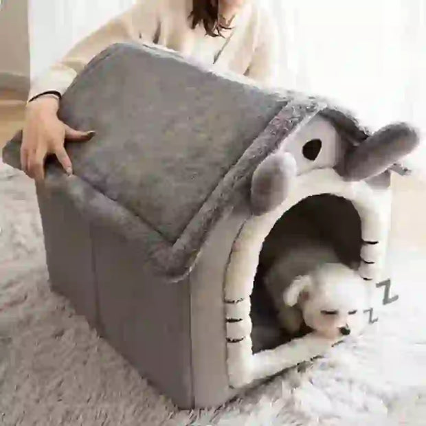 cozy indoor pet tent bed chair
