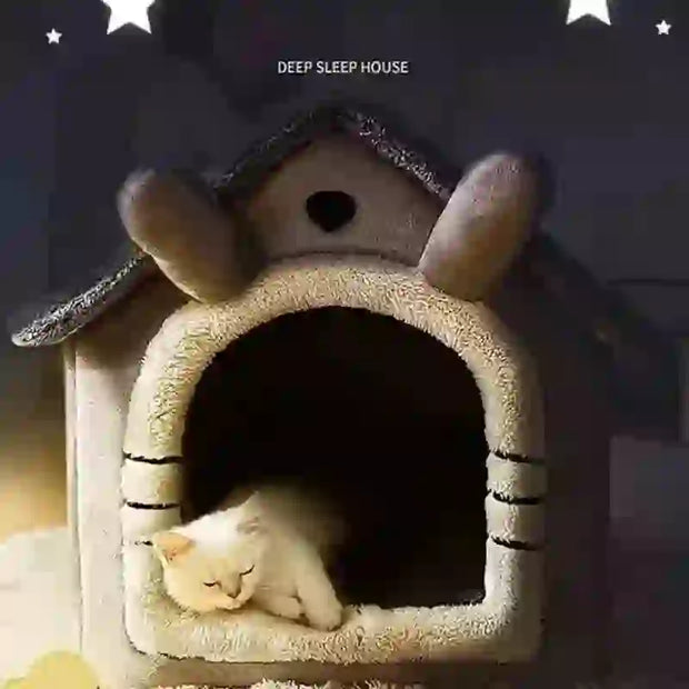 cozy indoor pet tent bed chair
