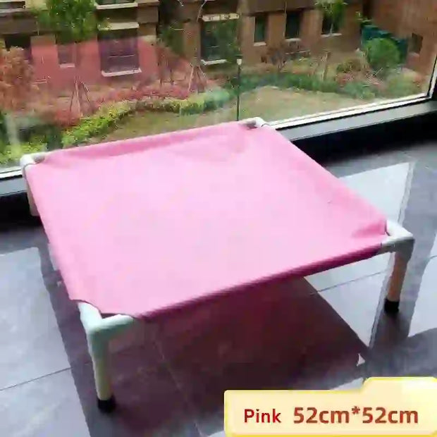 portable elevated pet camping bed and mattress