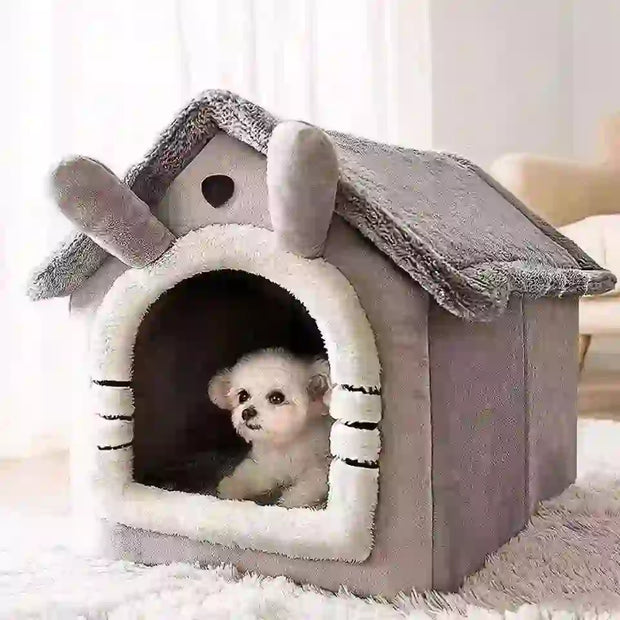 cozy indoor pet tent bed chair
