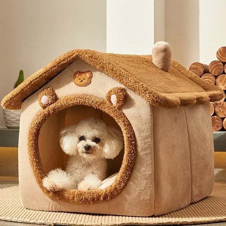 Foldable Warm Pet Bed – For Small & Medium Pets