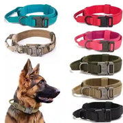 durable tactical dog collar leash set smart