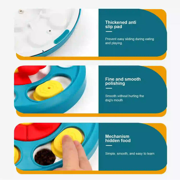 dog enrichment puzzle feeder
