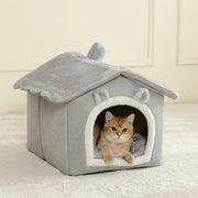 Foldable Pet House – Washable Bed for Small Dogs & Cats