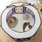 foldable pet tent bed
