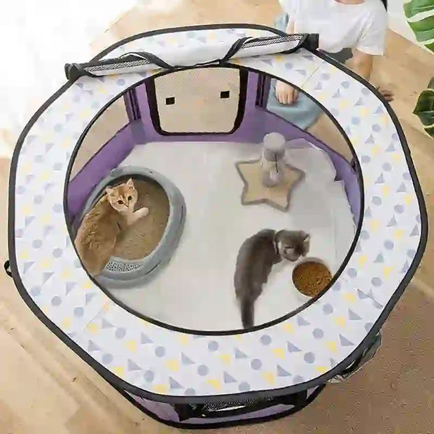 foldable pet tent bed
