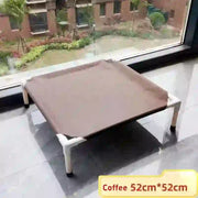 portable elevated pet camping bed and mattress