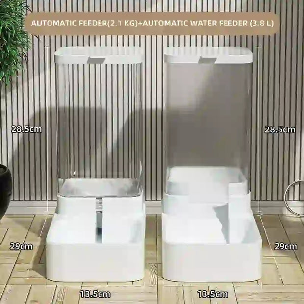 transparent automatic feeder dispenser
