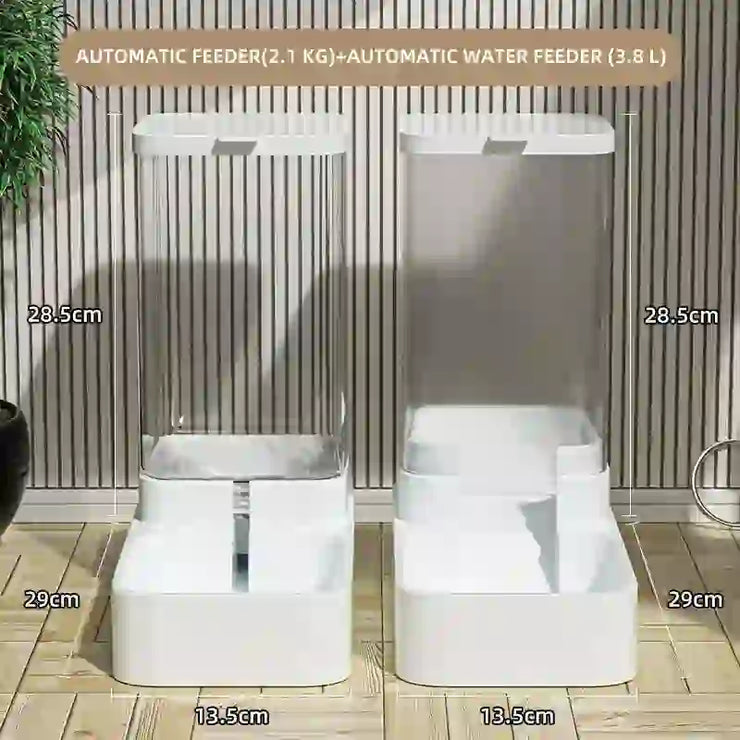 transparent automatic feeder dispenser
