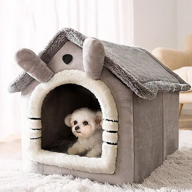 Foldable Warm Pet Bed – For Small & Medium Pets