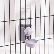 automatic hanging feeder & waterer assembly
