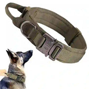 durable tactical dog collar leash set smart