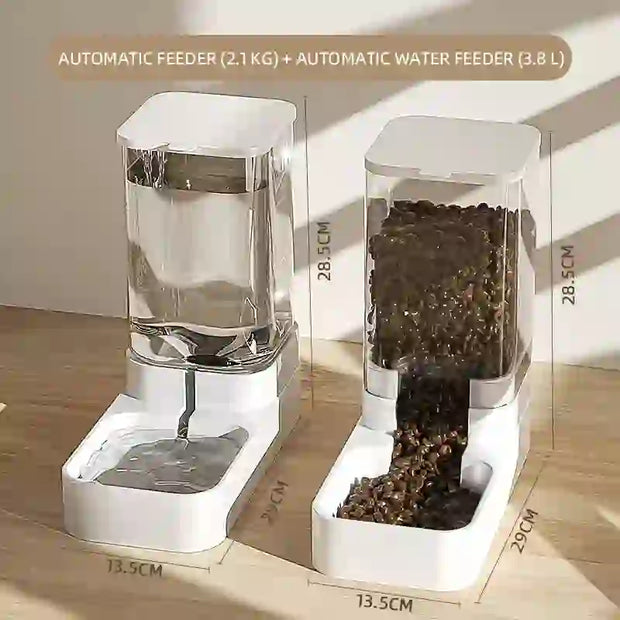 transparent automatic feeder dispenser
