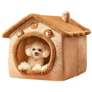 All-Season Pet House – Washable, Detachable Bed for Cats & Dogs