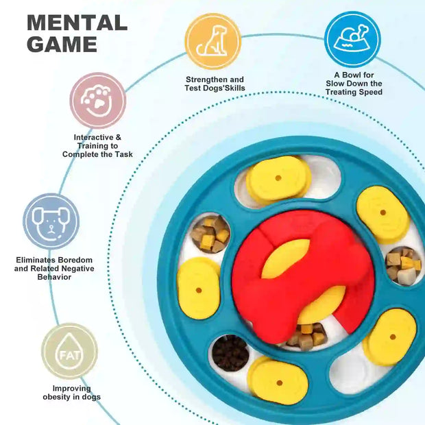 dog enrichment puzzle feeder

