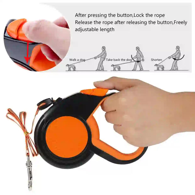 durable adjustable rope for small large dogs leash