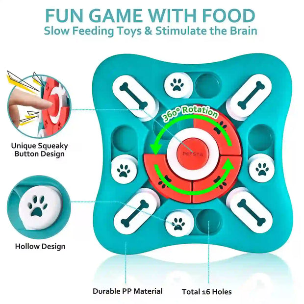 interactive dog puzzle
