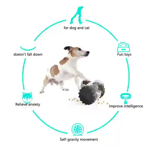 food dispenser puzzle feeder for dogs cats
